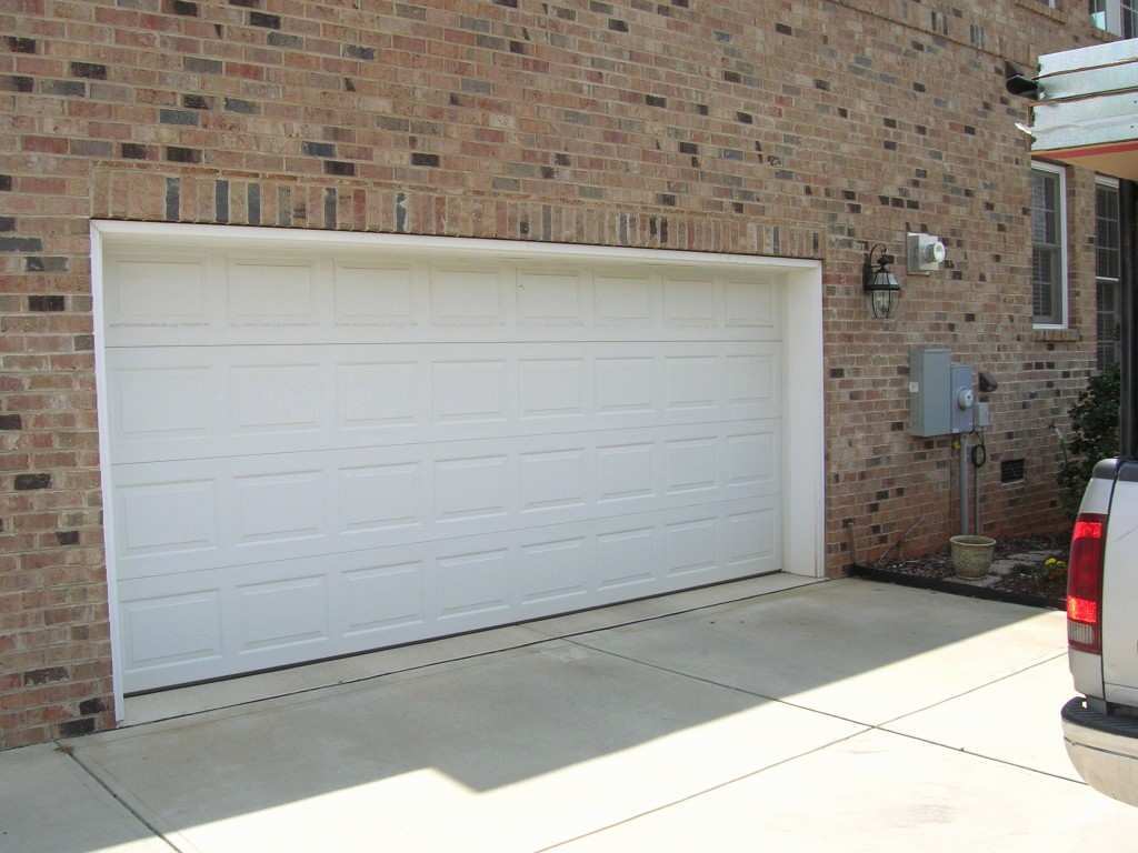 garage door repair gastonia nc Luxury 2 Car White Garage Door